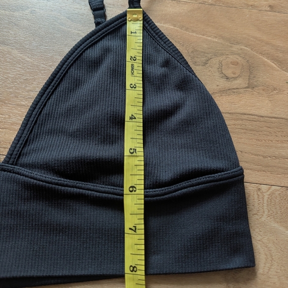 Athleta Charcoal Ribbed Bralette - Picture 7 of 7